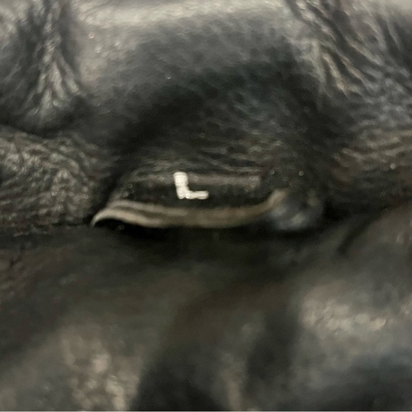 Women's Black International Leather Jacket Size Large - Picture 3 of 6